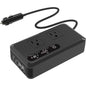 Gurxun Dual Digital Display Car Inverter With 2 USB+2 Type-C Ports US Plug 110V