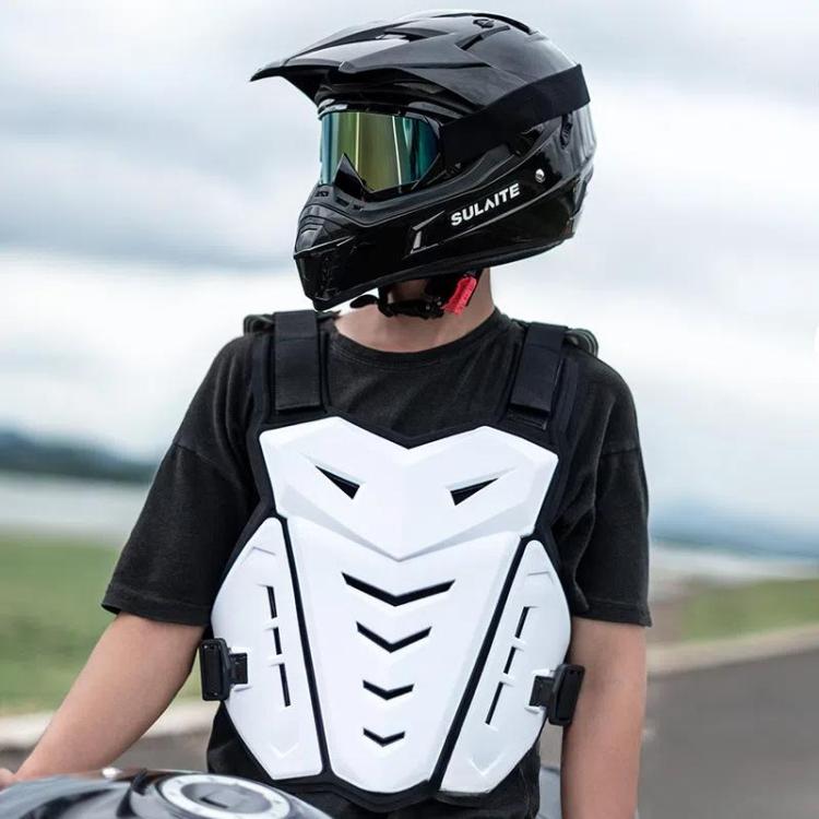 Gilet d'armure de Motocross SULAITE, équipement de protection de poitrine pour motard, armure de protection de course anti-chute, taille: uniforme (noir)