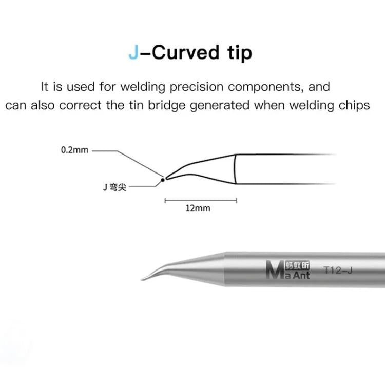 MaAnt T12-J Lead-Free Soldering Iron Tip