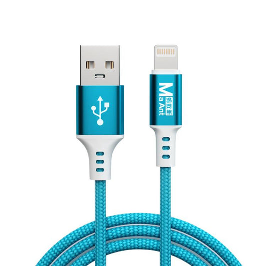 MaAnt 3 In 1 8 Pin Brush Data Charging Cable