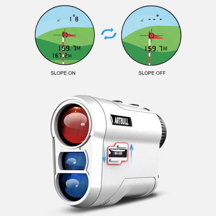 ARTBULL Lock Flag Ramp Outdoor Golf Laser Rangefinder Telescope, Specification: 1000m