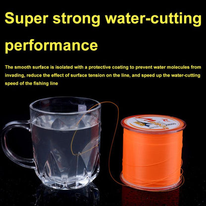 Meirenyu 500m Semi-floating Rocky Fishing Line Wear-resistant Lure Nylon Fishing Line, Size: 7.0(Orange)