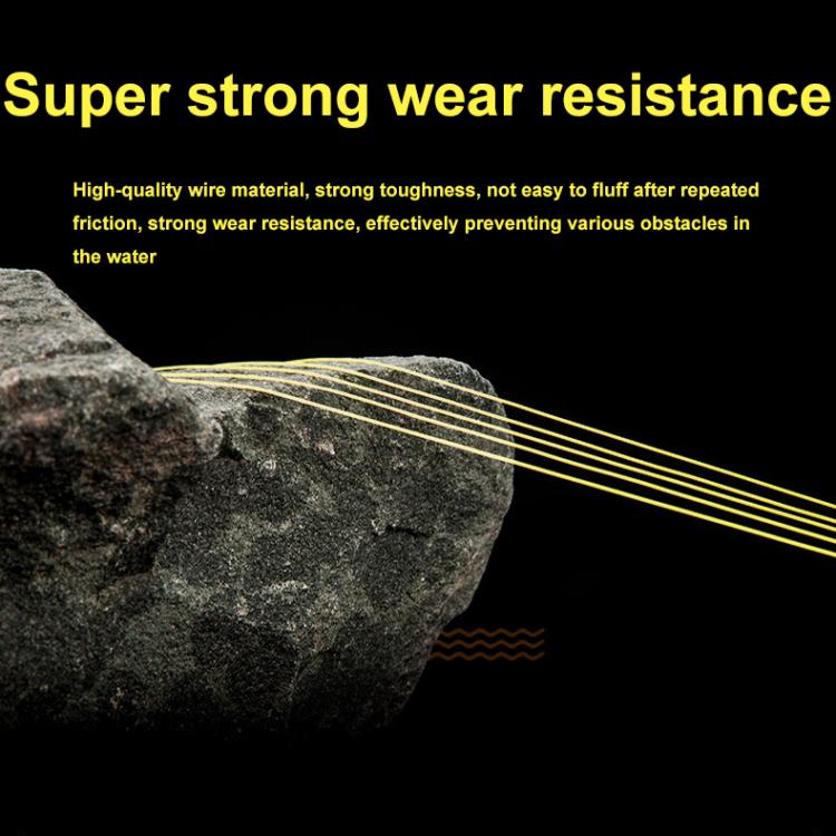 Meirenyu 500m Semi-floating Rocky Fishing Line Wear-resistant Lure Nylon Fishing Line, Size: 3.5(Yellow)