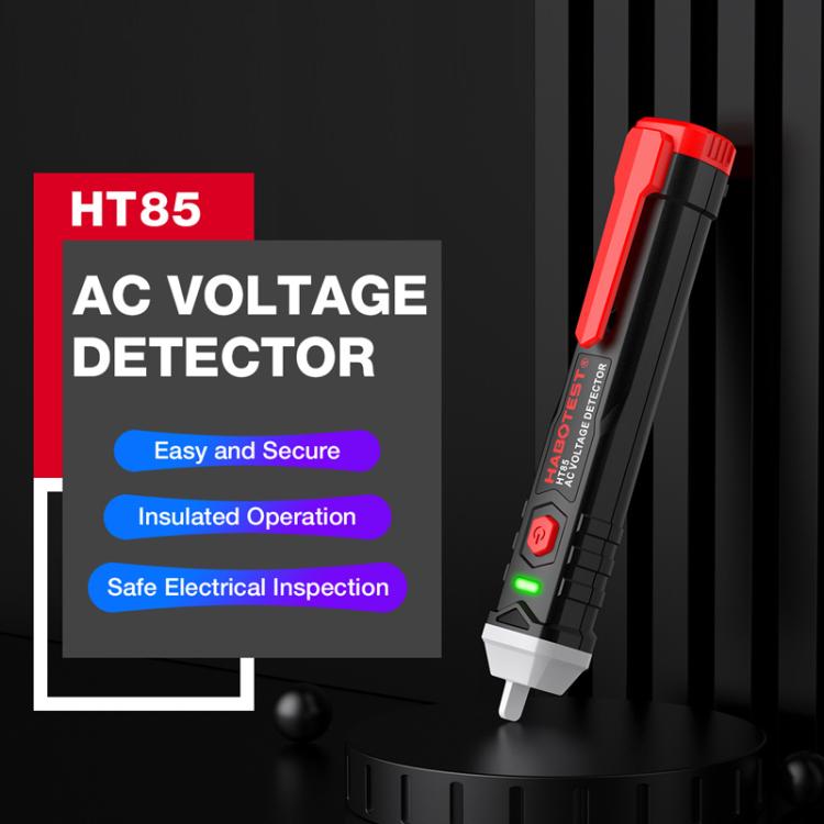 HABOTEST HT85 Non-Contact Electricity Tester AC Voltage Detector(Black Red)