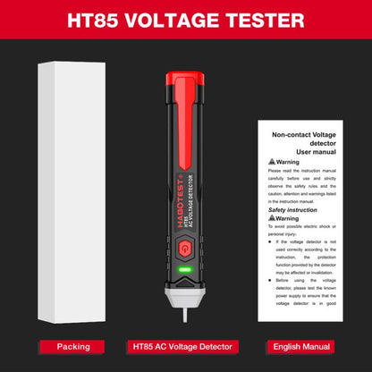 HABOTEST HT85 Non-Contact Electricity Tester AC Voltage Detector(Black Red)