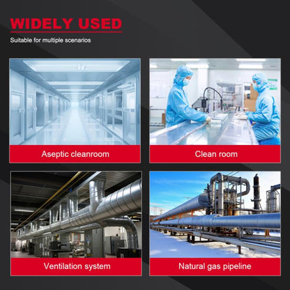 HABOTEST HT636 Highly Precision Differential Pressure Gauge Digital Micropressure Tester