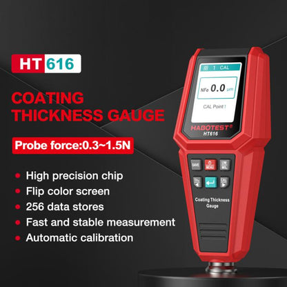 HABOTEST HT616 Car Paint Tester Paint Coating Thickness Gauge