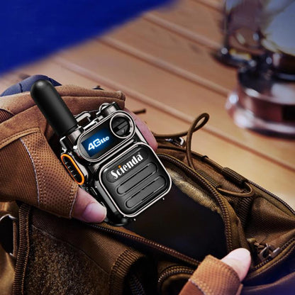 Scienda G388 Global-PTT 4G Two-way Wireless Walkie-talkie Portable Remote Communicator(Green)
