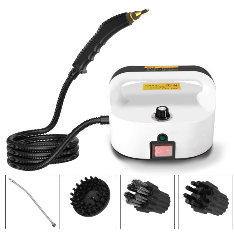 YAERDUN Steam Cleaner High Pressure High Temperature Kitchen Hood Multifunctional Household Cleaning Machine, Spec: 110V US Plug (Two Flat)(Black White)