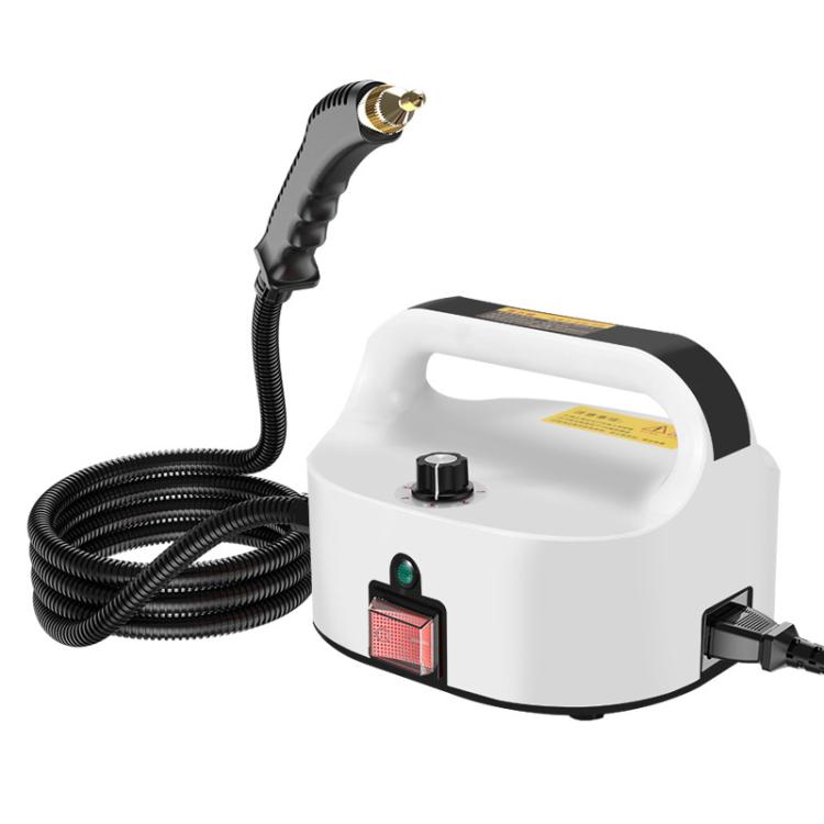 YAERDUN Steam Cleaner High Pressure High Temperature Kitchen Hood Multifunctional Household Cleaning Machine, Spec: 110V US Plug ( 2 Flat 1 Round )(Black White)
