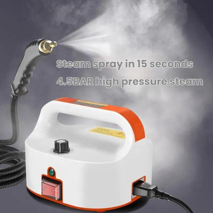 YAERDUN Steam Cleaner High Pressure High Temperature Kitchen Hood Multifunctional Household Cleaning Machine, Spec: 220V UK Plug(Orange)