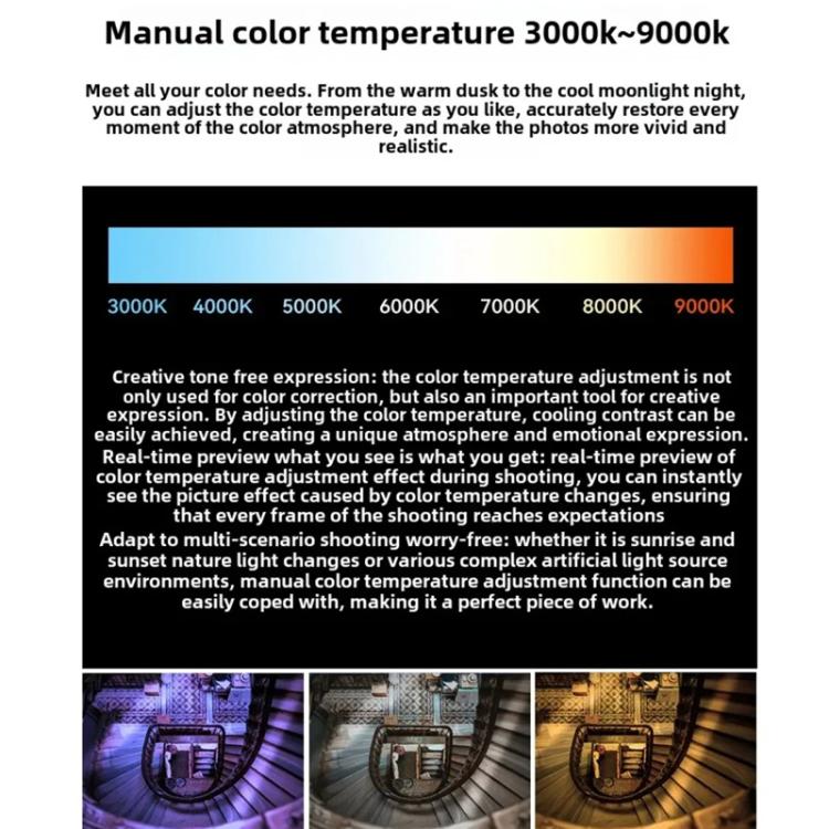 Ordro G930 8.0MP 5K CCD Digital Camera 5X Optical Zoom & Wide-Angle 3.2" Touch Screen Vlogging Camera(Black)