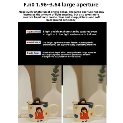 Ordro G930 8.0MP 5K CCD Digital Camera 5X Optical Zoom & Wide-Angle 3.2" Touch Screen Vlogging Camera(White)