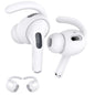 For AirPods Pro 2 AhaStyle PT189 1pair Ear Caps Silicone Anti-Lost and Non-Slip Ear Hooks(White Large)