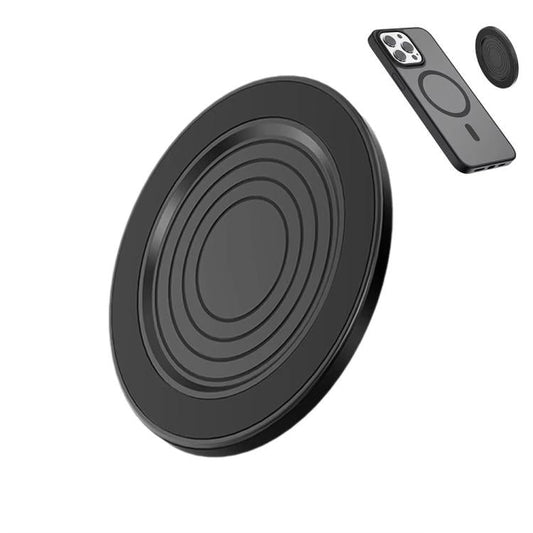 HEPAIL 101D-A Miroir magnétique pour selfie de téléphone portable Magsaef, miroir convexe d'assistance photo arrière HD (Noir)