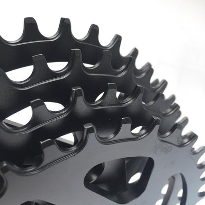 RACEWORK 7075-T6 For SRAM Mountain Bike Single Plate Round Bicycle Sprocket, Spec: 6mm 32T