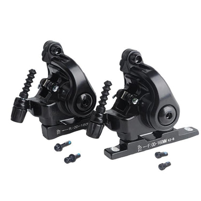 RACEWORK RK563 160mm Road Bike Disc Brake Flat Mount Mechanical Dual Side Actuation Caliper(1pair)