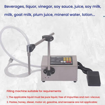 HECHEN CA10A Machine de remplissage quantitative multifonctionnelle à induction liquide, automatique, petite, intelligente, à tête unique, à haut débit 3,0 L (prise UE)
