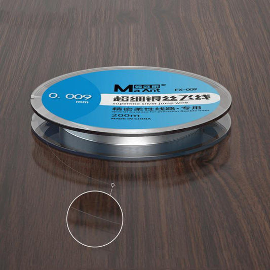 FX-009 0,009mm 200m Fil de réparation de précision pour carte mère de téléphone portable