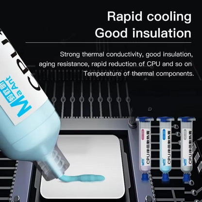 MaAnt Thermal Conductive Silicone Grease CPU Thermal Grease Computer Graphic Card Cooling Universal Thermal Conductive(Gray)