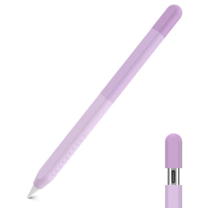For Apple Pencil USB-C AhaStyle PT102-3 Stylus Gradient Color Silicone Pen Case(Purple)