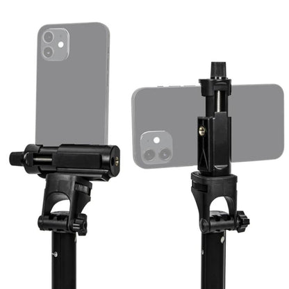 YUNTENG 1688L 16.5-77 Inch Phone Camera Selfie Stick Tripod With Bluetooth Remote Control(Black)