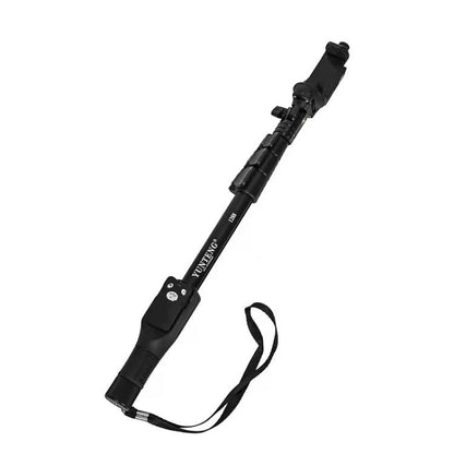 YUNTENG 1288 Adjustable 50 Inch Aluminum Alloy Selfie Stick With Bluetooth Remote Control For Smartphones & Cameras(Black)