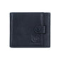 BULL CAPTAIN 038 RFID Anti-Theft Top Layer Cowhide Casual Wallet Driver ID Card Slot Wallet(Black)