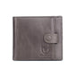 BULL CAPTAIN 038 RFID Anti-Theft Top Layer Cowhide Casual Wallet Driver ID Card Slot Wallet(Gray)