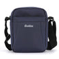 Dibaoleiou Lightweight Multifunction Mobile Phone Bag Men Casual Canvas Bag Shoulder Small Backpack(Blue)