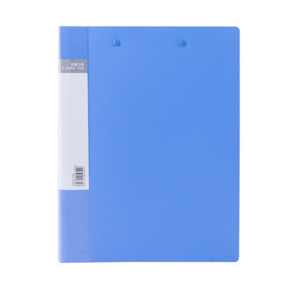 Deli 5302 A4 Lever Arch File Folder with Dual Metal Clips 18mm Spine(5302ES Blue)