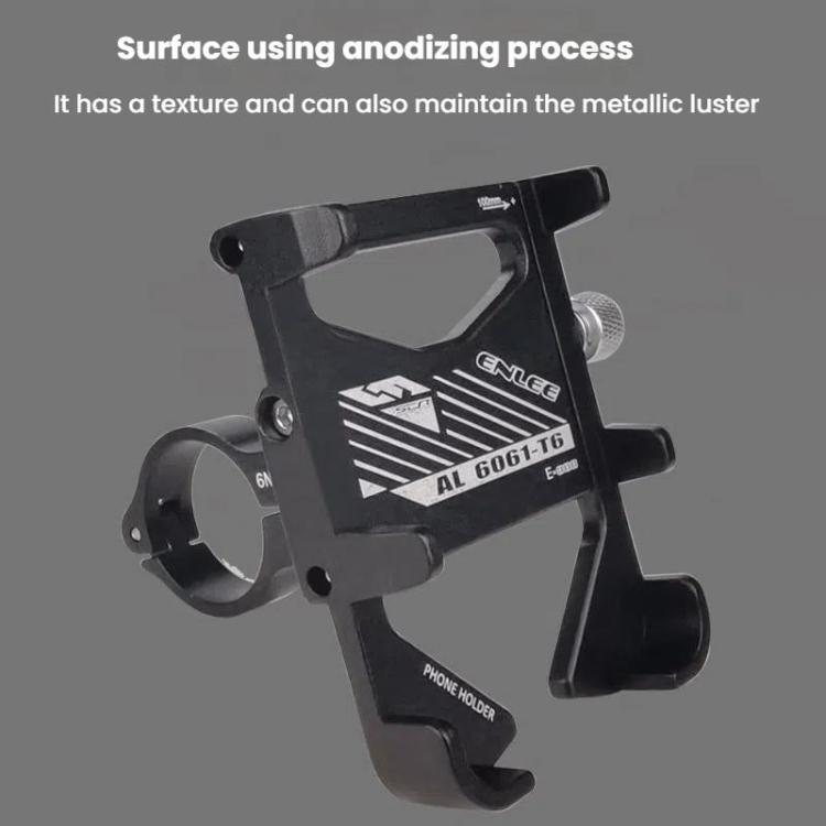 ENLEE E-300 Bicycle Cell Phone Holder Cycling Shockproof Navigation Mount(Red)