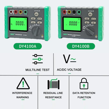 DUOYI Digital Ground Resistance Meter Tester, Model: DY4100A