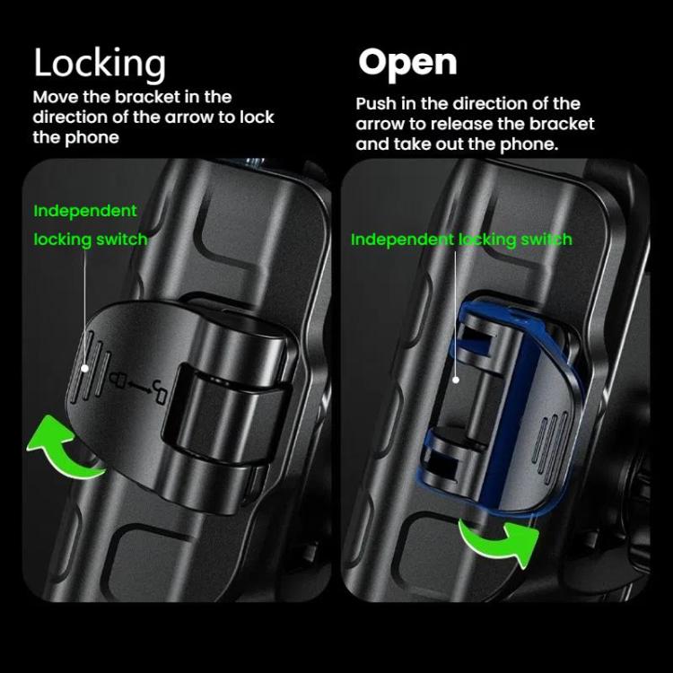 Kewig Motorcycle Bicycle Non-Blocking Mobile Phone Camera Navigation Bracket(M8SP-C2)