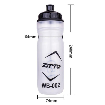 2pcs ZTTO wb-002 750ml Portable Fitness Sports Cup Bicycle Outdoor Riding Water Bottle
