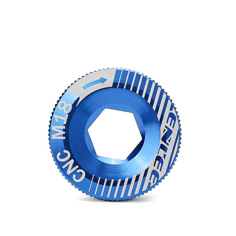 ENLEE Aluminum Bicycle Crank Cover Crank Screws, Color: M18 Blue