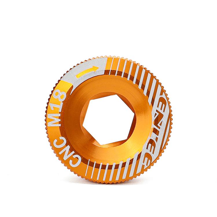 ENLEE Aluminum Bicycle Crank Cover Crank Screws, Color: M18 Gold