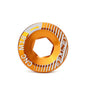 ENLEE Aluminum Bicycle Crank Cover Crank Screws, Color: M18 Gold