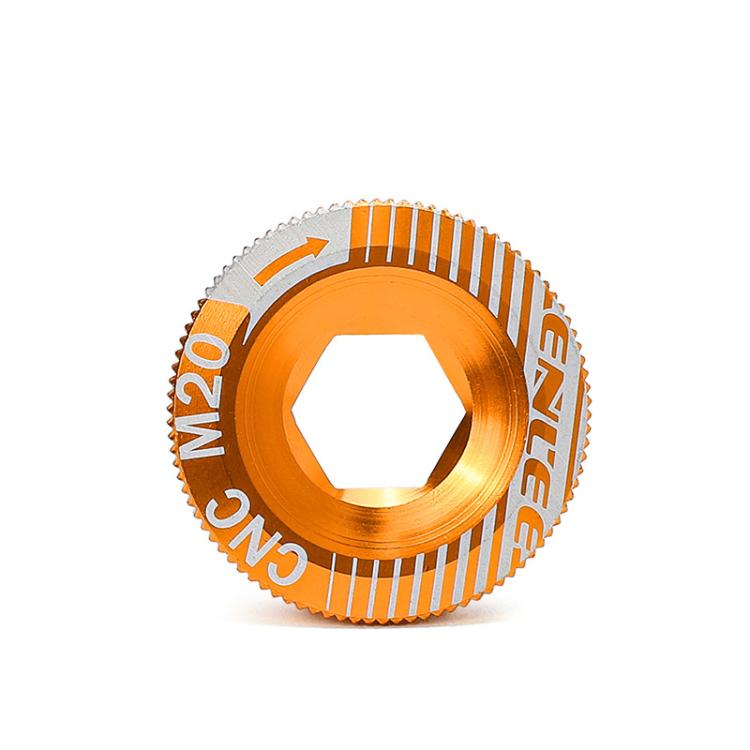 ENLEE Aluminum Bicycle Crank Cover Crank Screws, Color: M20 Gold