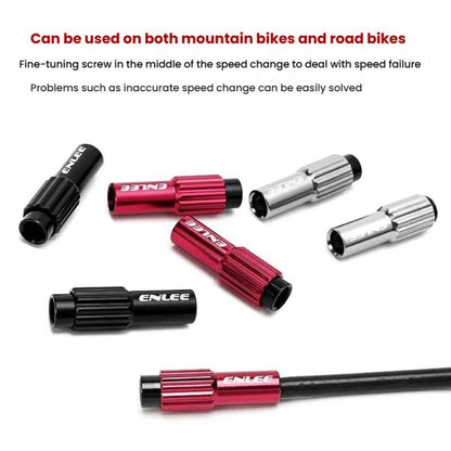 ENLEE Vis de réglage de câble de frein de vélo de route VTT 4mm (noir)