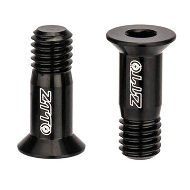 2pcs ZTTO Bicycle Rear Derailleur Sprocket Screws M5 Modified Road Mountain Derailleur Guide Wheel(Black)