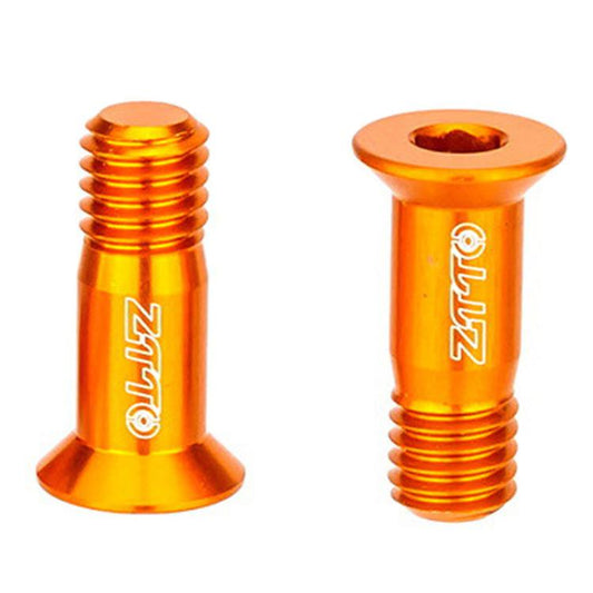 2 vis de pignon de dérailleur arrière de vélo ZTTO M5, roue de guidage de dérailleur modifiée pour vélo de route et VTT (Orange)