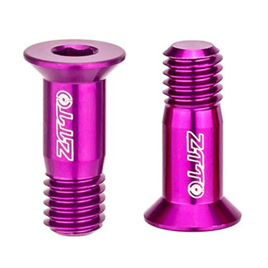 2 vis M5 ZTTO pour dérailleur arrière de vélo, modifié, pour vélo de route ou VTT (violet)