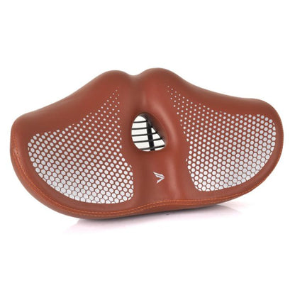 FMFXTRA Thickened Bicycle Saddle Mountain Bike Shaped Saddle, Color: Brown