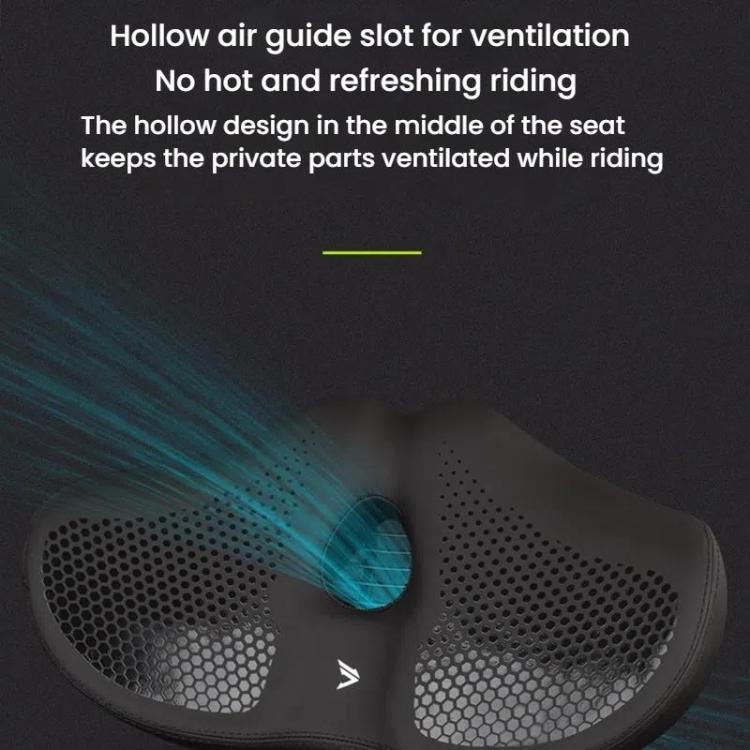 FMFXTRA Thickened Bicycle Saddle Mountain Bike Shaped Saddle, Color: Brown