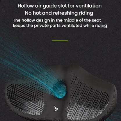 FMFXTRA Thickened Bicycle Saddle Mountain Bike Shaped Saddle, Color: Brown