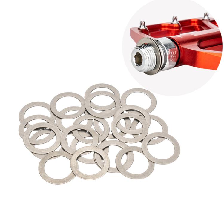 20 entretoises de pédale de vélo en acier inoxydable ZTTO pour protection de disque de VTT