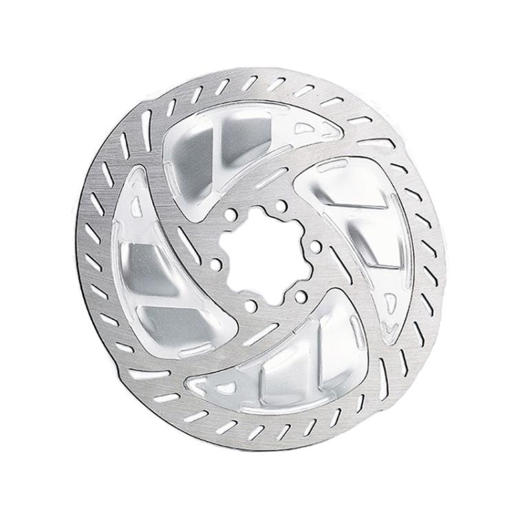 Disque de frein RACEWORK RK152 VTT à six trous, dissipateur de chaleur résistant à l'usure (Argent 160 mm)
