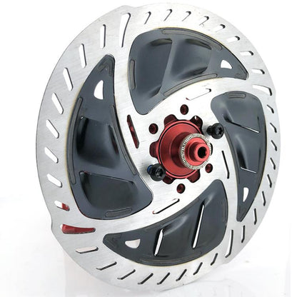 RACEWORK RK152 Mountain Bike Six-nail Heat Dissipation Wear-resistant Disc(Silver 140mm)