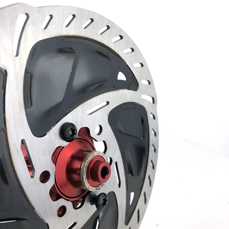 RACEWORK RK152 Disque de frein VTT six trous résistant à l'usure avec dissipation thermique (Noir 140mm)